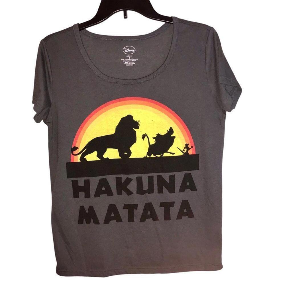 Disney SZ S Hakuna Matata Sunset T-shirt with Timon and Pumba 90's Lion King